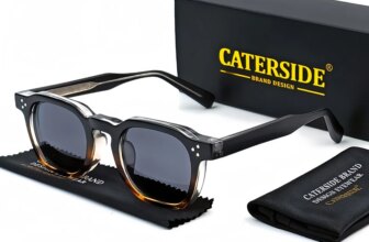 1005006816255223-Caterside Retro Punk Óculos de Sol Quadrado