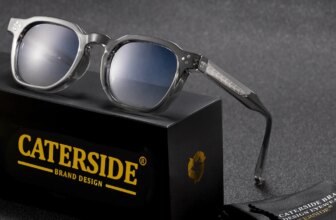 1005007095841909-Caterside Óculos de Sol Quadrado Retro Punk