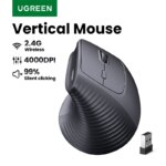 1005008267034355-MOUSE VERTICAL SEM FIO UGREEN