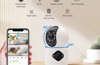 1005009027797080-Câmera IP WiFi Dual-Lens 4MP