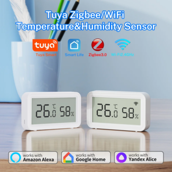 1005009561547499-Sensor De Umidade e Temperatura Zigbee ou WiFi