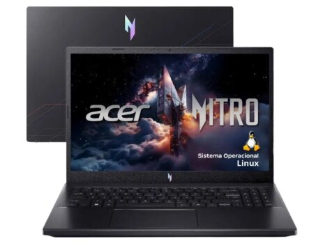 1005010170517576-Notebook Gamer Acer Nitro V15 Intel Core i5 512GB SSD 16GB RAM 15.6” Full HD 165Hz IPS NVIDIA RTX 4050 6GB