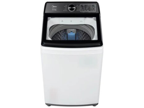 1005010424008060-Lavadora de Roupas Midea 12kg 10 Programas de Lavagem Branco Wave Impeller