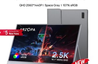 1005010569574353-Monitor Portátil ARZOPA Z3FC 16.1" QHD IPS 180Hz