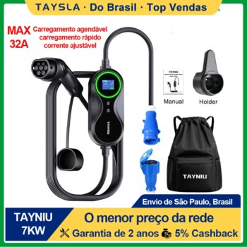 1005010716716363-Carregador EV TAYNIU 7KW Max 32A
