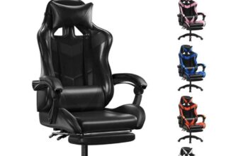 1386771889.23694084596-Cadeira Gamer KODI Reclinável com Apoio para Pés