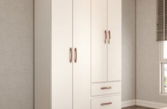 580791382.23898324821-Guarda Roupa Solteiro São Francisco 4 Portas 2 Gavetas