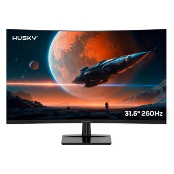 873592-Monitor Gamer Curvo Husky Boreal 31.5 FHD 260Hz