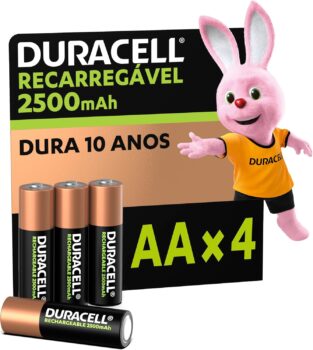 B00007ISWA-Duracell Pilha Recarregavel AA 2500mAh