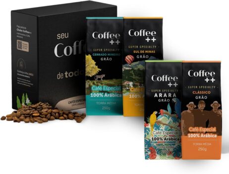 B0CKSQV6Q3-Kit 4 Pacotes Café Especial Coffee Mais Clássico Arara Sul de Minas Cerrado de M