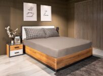 B0DK5LSR8W-Jogo de Lençol 2 Peças Portallar Classic Cotton Laura Capuccino