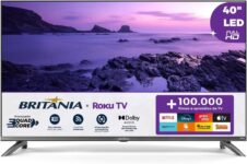 B0DPGKCKL9-Smart TV 40 Britânia Roku TV LED Dolby Audio BTV40M9GR2CGB