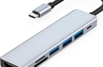 B0FGDNQ5D7-Hub USB-C 7 em 1 com HDMI e Leitor SD/TF