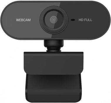 B0FLZ2T78C-Webcam Full HD com Microfone USB Plug Play