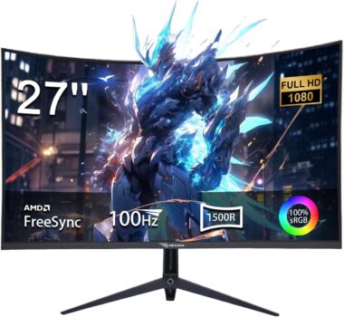 B0FZCVC24B-Monitor Gamer Curvo 27 Polegadas 100Hz Nexara