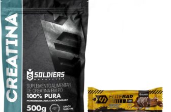B0G2D66J1G-Soldiers Nutrition Creatina 500g Elitebar Pao de Mel