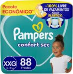 B0G2PZ7ZYY-Pampers Confort Sec Fraldas XXG 88 Unidades