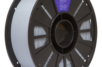 MLB24149340-Filamento PLA Cinza Claro Velvet 1Kg
