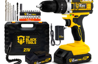 MLB30144703-Parafusadeira Furadeira De Impacto The Black Tools Profissional TB-21PX