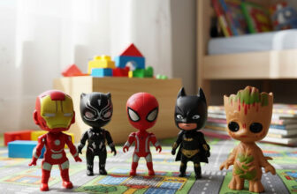 MLB3276818813-Kit C 05 Mini Bonecos Vingadores Herois Kids