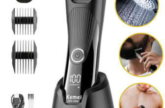 MLB4106407981-Kemei KM-1848 Aparador Pelos Corpo Unissex Barbeador Prova D'agua Sem Fio