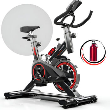 MLB42978348-Bicicleta Ergométrica Fitness para Cardio e Musculação 6kg Inercia