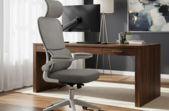 MLB46400213-Cadeira Escritório Ergonômica Genebra G500 Luvinco