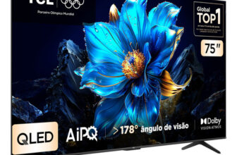 MLB50109613-Smart TV TCL 75 Polegadas QLED 4K P7K WiFi Bluetooth Google TV HDR10+ Dolby Atmo