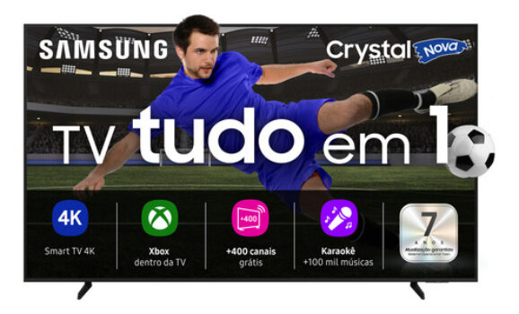MLB50308413-Smart Tv Un55u8100fgxzd Crystal 55 4k Preto Samsung Bivolt