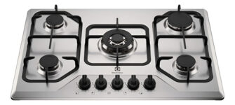 MLB51868231-Cooktop 5 Bocas A Gás Electrolux Inox Multi Chama (ke5xc) Cor Cor inox