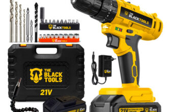 MLB60012839-Parafusadeira Furadeira De Impacto A Bateria 21V The Black Tools