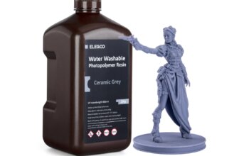 1005005845211357-ELEGOO Resina Lavável 2kg Ceramic Grey