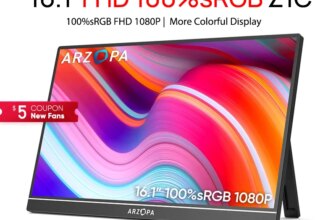 1005006622755940-Monitor Portátil ARZOPA 16.1 FHD 100% sRGB Z1C