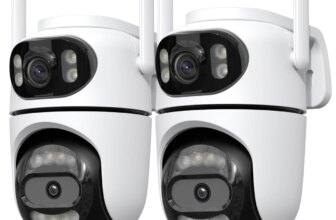 1005010572836628-2 Peças Câmera IP WiFi PTZ Externa