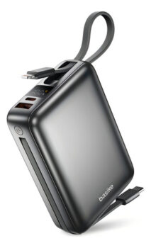 MLB52327865-Basike Power Bank 20000mah 22.5w Com Cabo Embutido