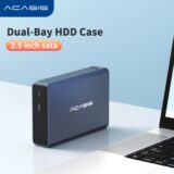 (Armazém Brasil) Acasis Dual-Bay HDD Case 3.5