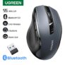 UGREEN Mouse Sem Fio Ergonômico Bluetooth 5.0 2.4G 4000DPI
