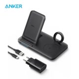 Anker PowerWave 3-em-1 Estação de Carregamento Sem Fio
