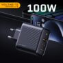 Volme Carregador GAN 100W