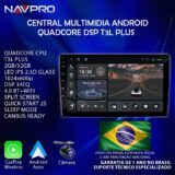 Central Multimidia NAVPRO Tela 9″ 4GB 64GB