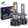 DAWNKNIGHT K5C Lâmpada LED H4 H7 H1 H11 HB3 HB4 110W 4300K