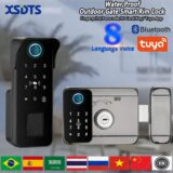 Fechadura Inteligente Externa à prova d’água Tuya, Bluetooth