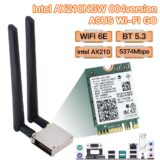 Intel AX210 WiFi 6E Bluetooth 5.3