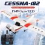 Avião RC WLtoys F949 Cessna 182 2.4GHz LCD RTF