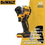 (Armazem Brasil)  Chave de fenda de impacto ultracompacta Dewalt Dcf 850B 20V