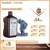 Elegoo ABS-Like 2.0 Resina Cinza 2Kg