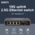 Switch de rede ONTI 2x SFP+ 10 Gigabits + 4x Lan 2,5 Gigabits