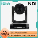 iClub PTZ ProCam 4K 60fps Zoom Óptico 30X