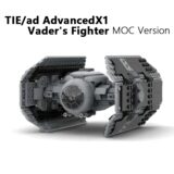 TIE Advanced X1  Vader’s Fighter MOC – 453 Peças