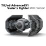 TIE Advanced X1  Vader’s Fighter MOC – 453 Peças